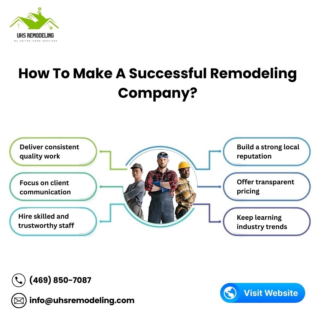 how to make a successful remodeling company