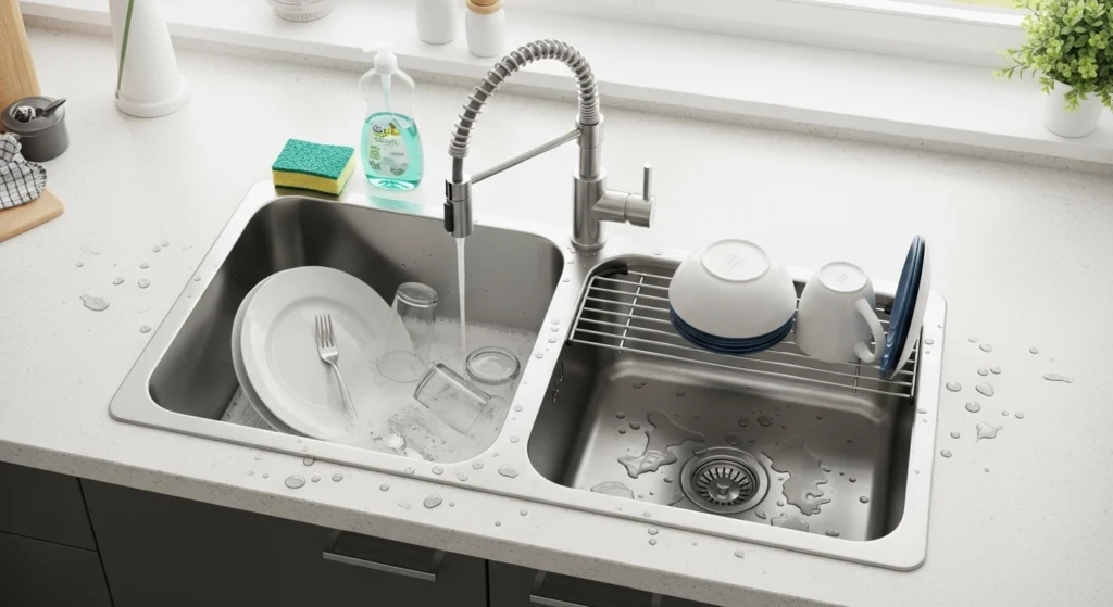 Double kitchen sink advantages — UHS Remodeling DFW kitchen remodel