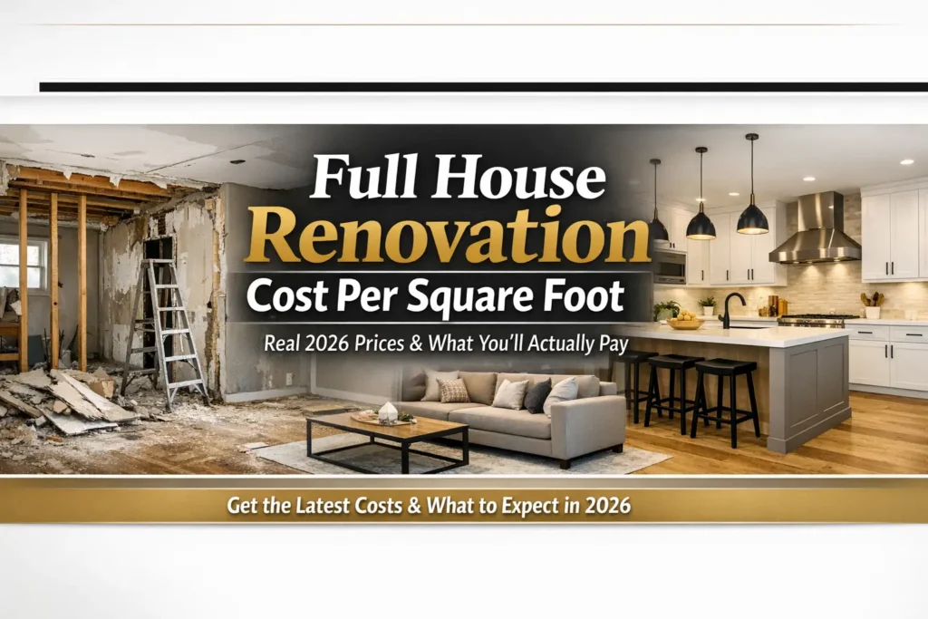 Full house renovation cost per square foot DFW — UHS Remodeling estimate guide