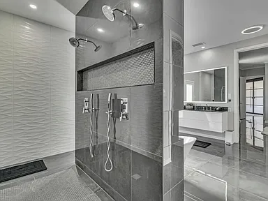 McKinney primary bath by UHS Remodeling