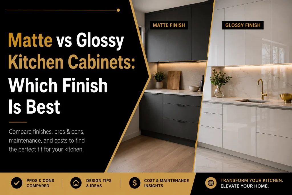 Matte vs Glossy Kitchen Cabinets