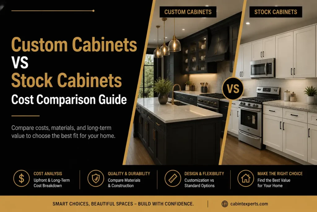 Custom Cabinets vs Stock Cabinets