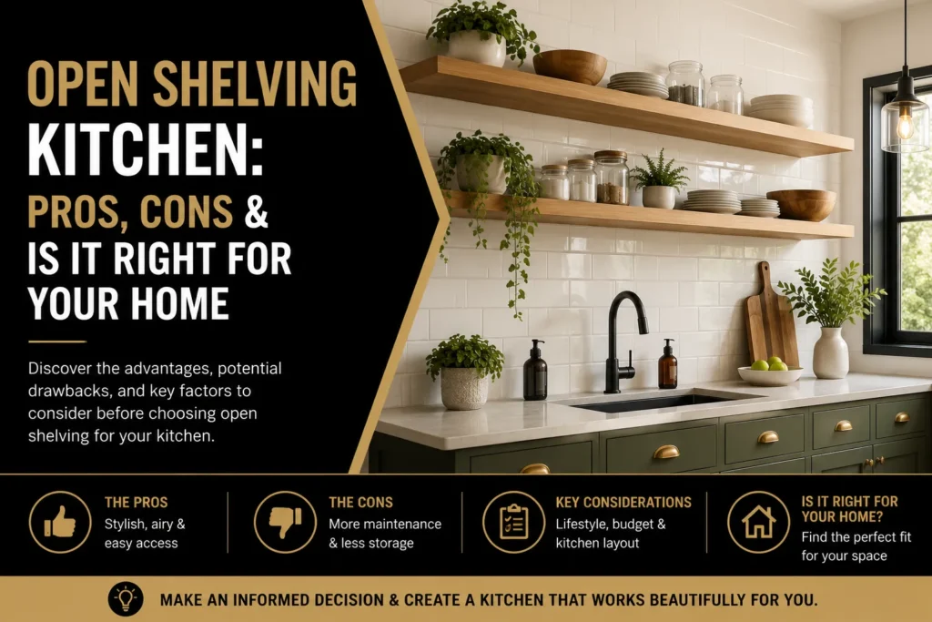 Open Shelving Kitchen
