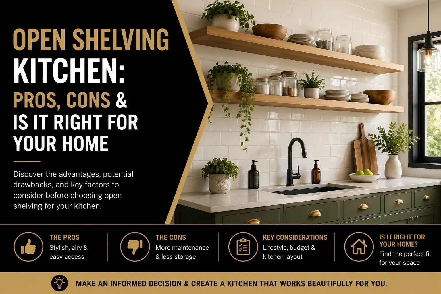 Open Shelving Kitchen