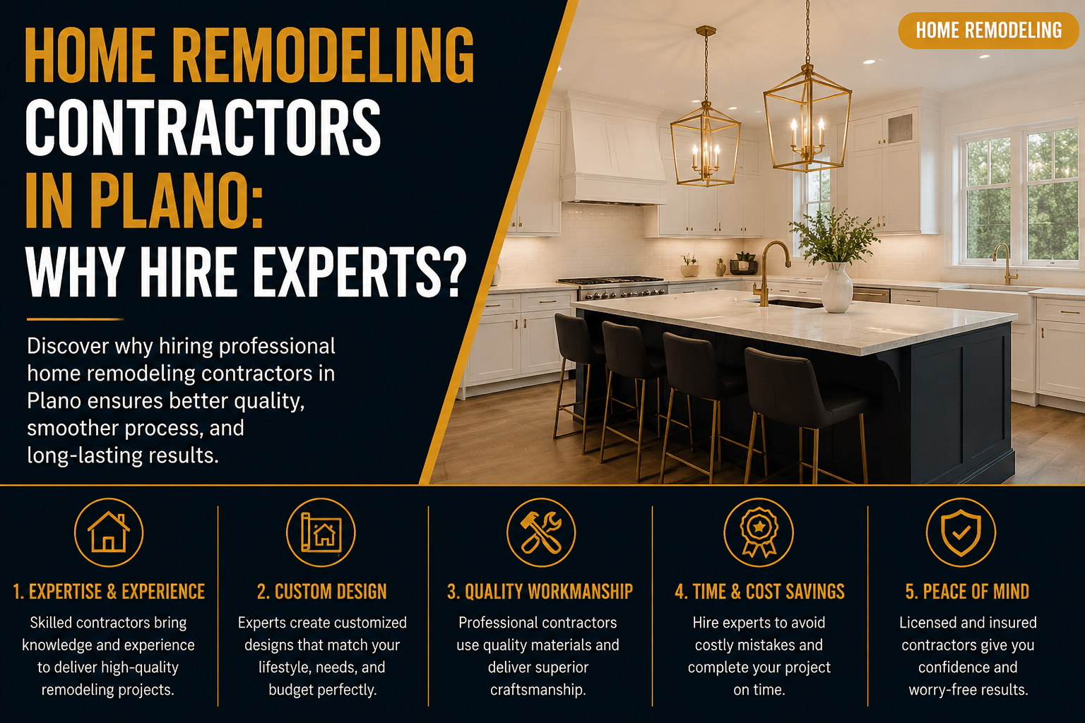 Why Home Remodeling Contractors in Plano Are Crucial for Your Project