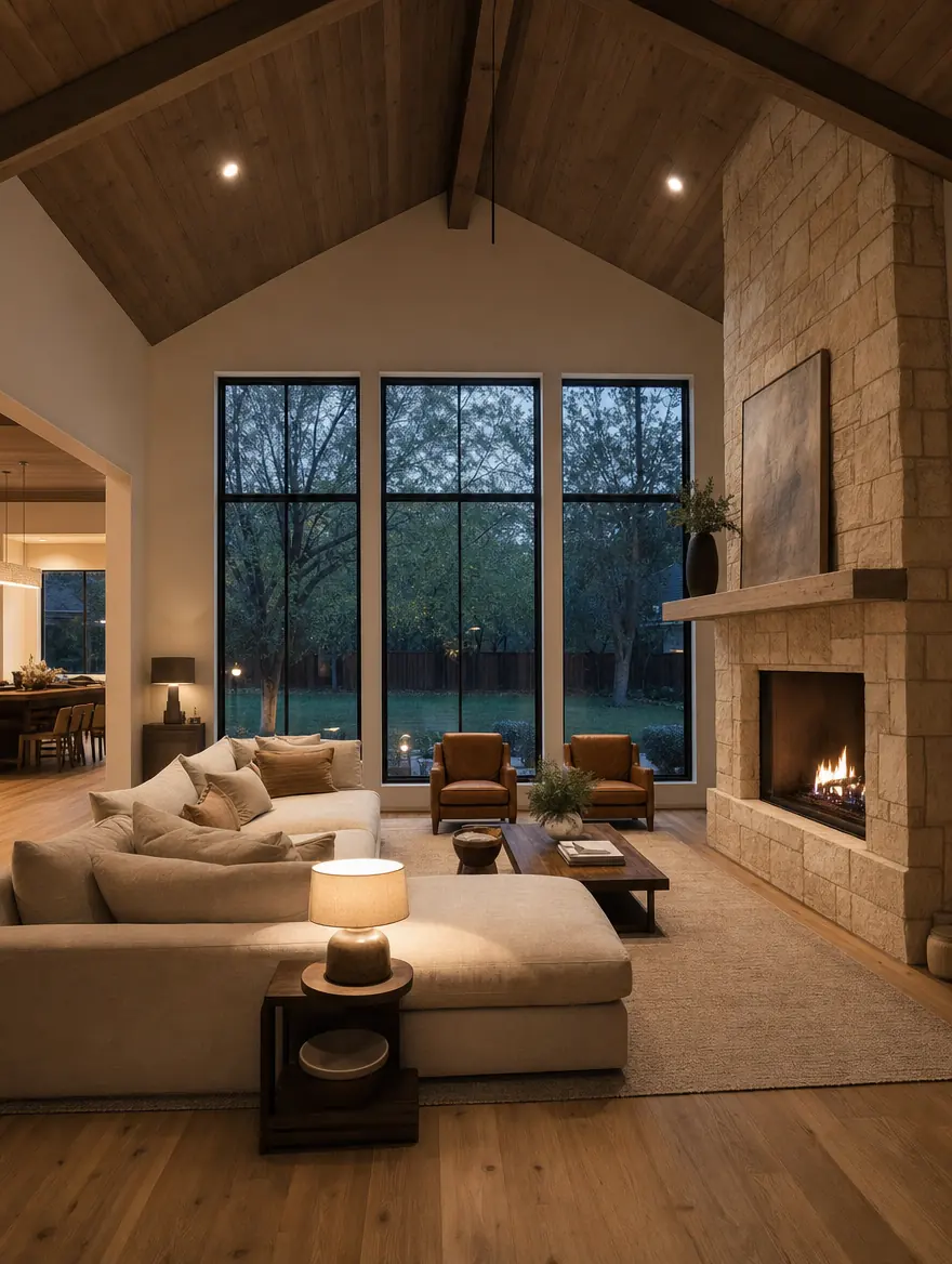 Design study - family room addition for a Plano home