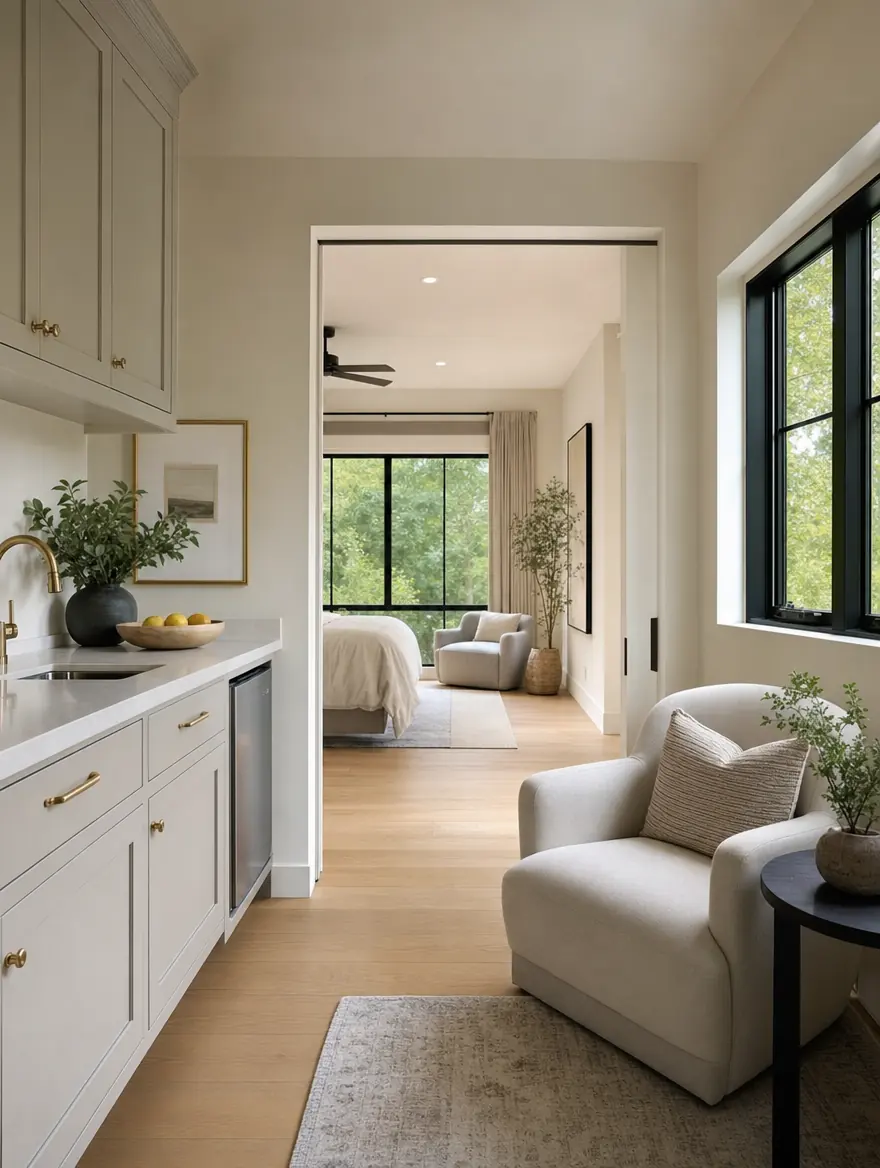 Design study - in-law suite addition for a Plano home