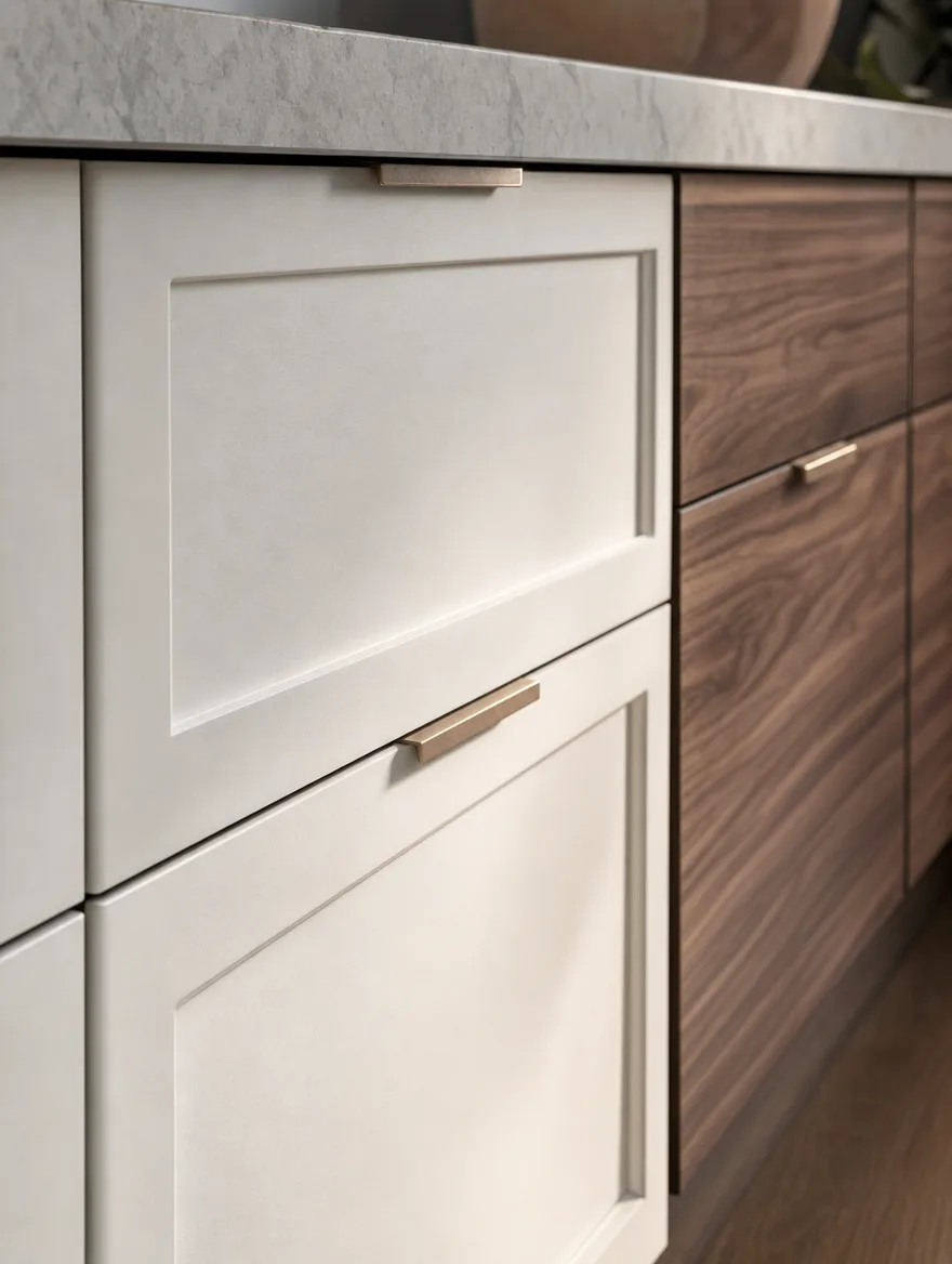 Cabinet and hardware detail