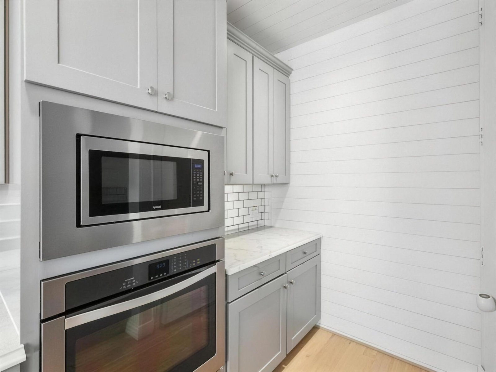 Kitchen remodel in Little Elm, TX — wall oven microwave nook — UHS Remodeling project