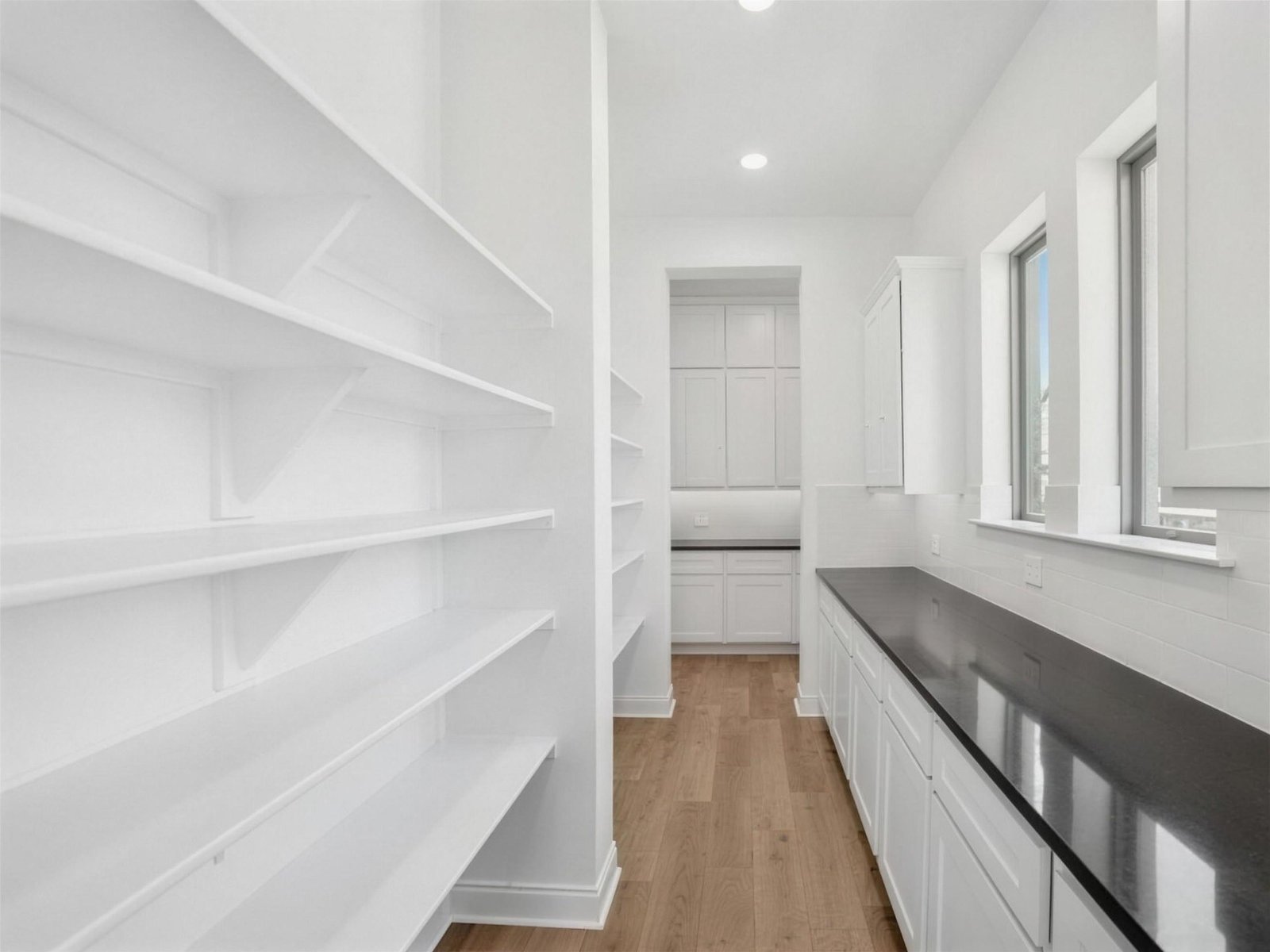 Kitchen remodel in Rockwall, TX — white walk in pantry — UHS Remodeling project